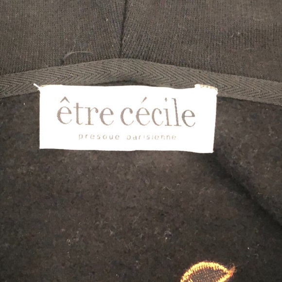 Être Cécile Floral Print Zipped Hoodie - Size XS - Picture 4 of 8